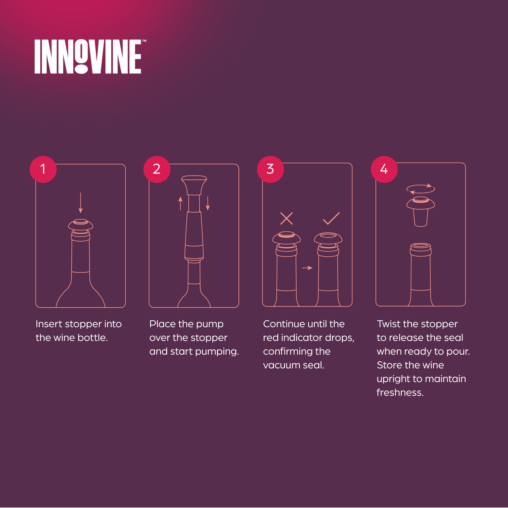 Vacuum Pump Wine Saver in Deep Teal