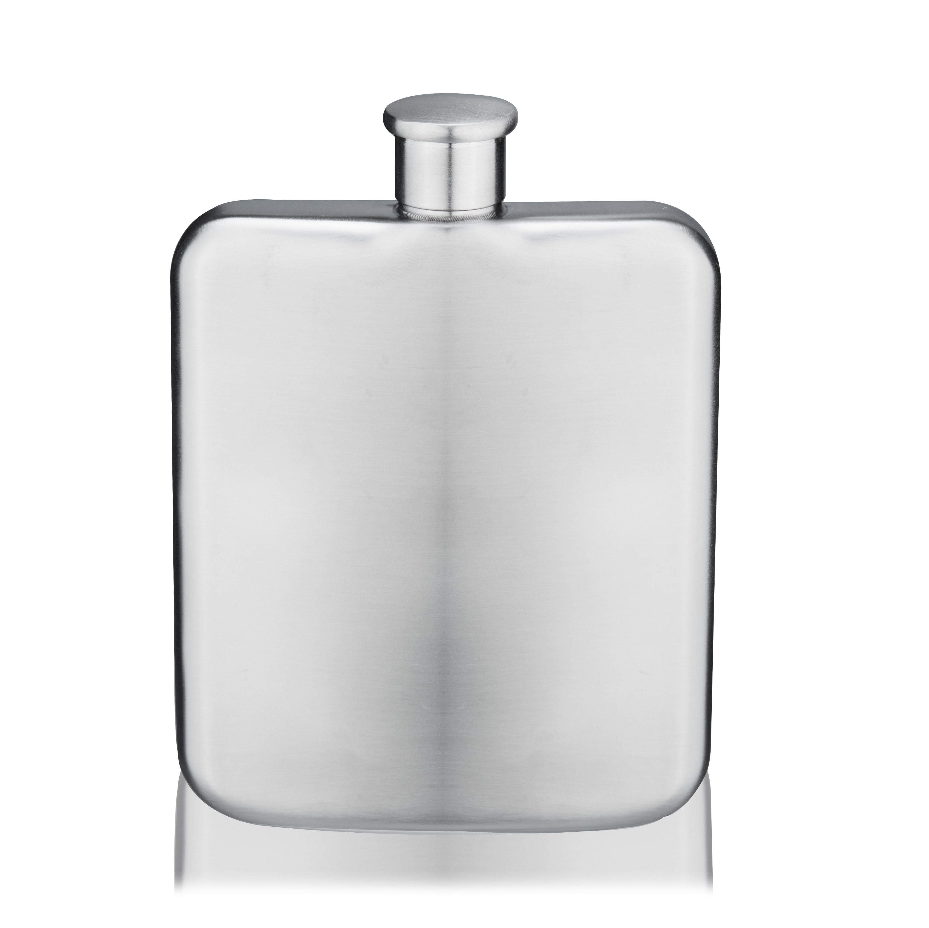 Brushed Stainless Steel Flask